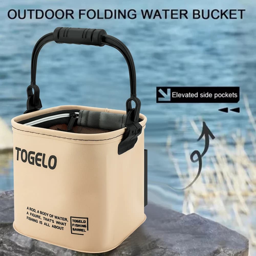 Seau de pêche 8L et 13L - Organisation matériel de pêche - Accessoires et équipement complet
