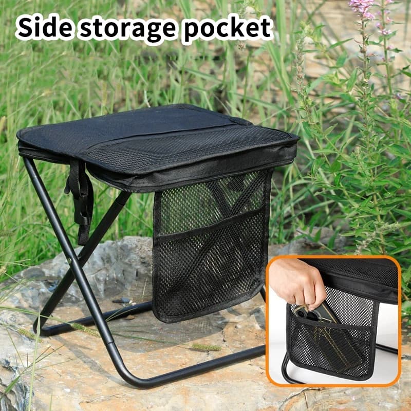 Tabouret pliant sac à dos pêche ultra-léger portable mini siège voyage randonnée pêche nomade