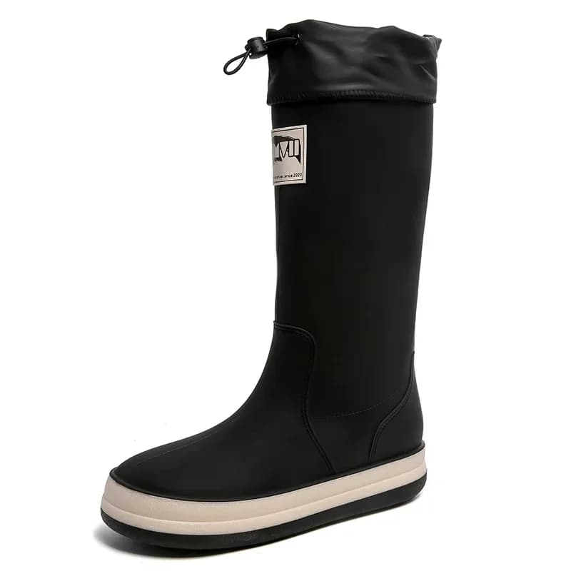 Bottes caoutchouc couple pêche jardin travail imperméables unisexes galoches pluie