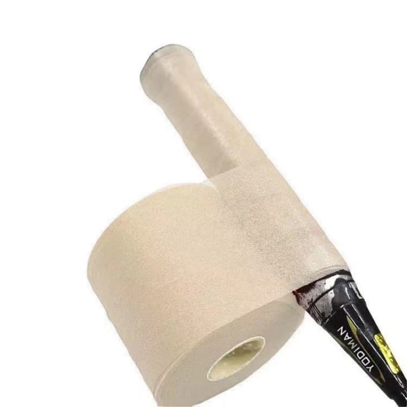 Ruban pré-enroulé éponge sportif - Bande de préhension absorbante pour raquettes et accessoires de pêche