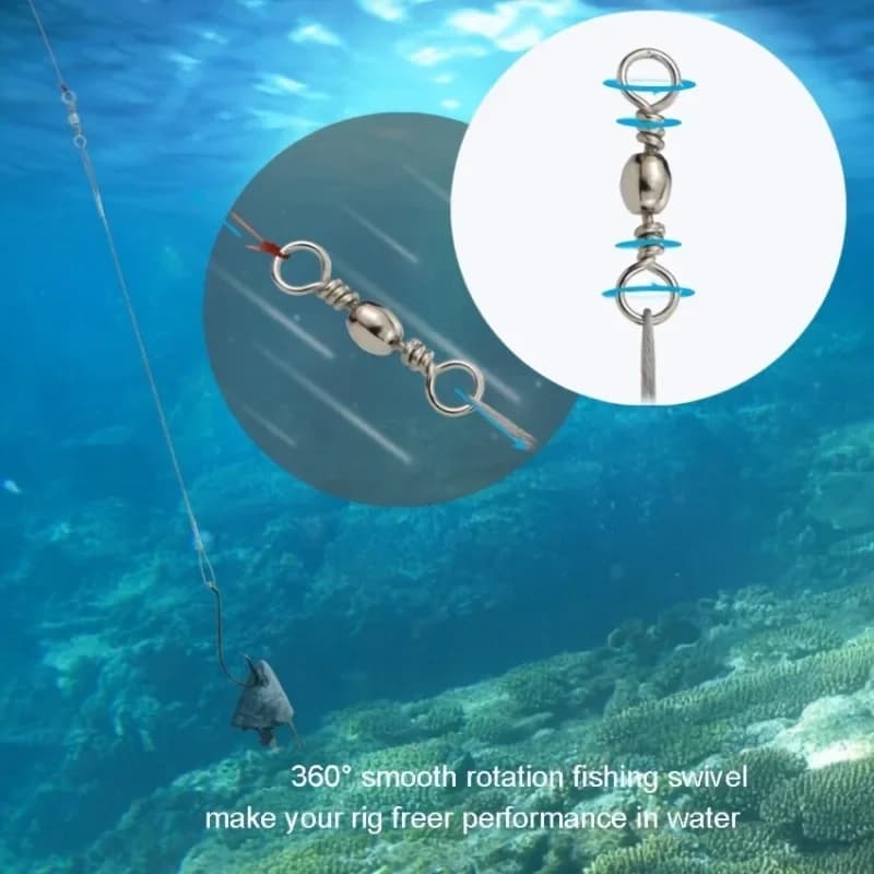 25 hameçons circle saltwater avec bas de ligne acier - Pour silure et bars taille 10/0 à 1/0