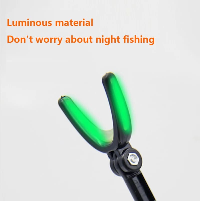 Support canne pêche 360° rotatif 2 pièces : support pont radeau anti-dérapant lumineux renforcé