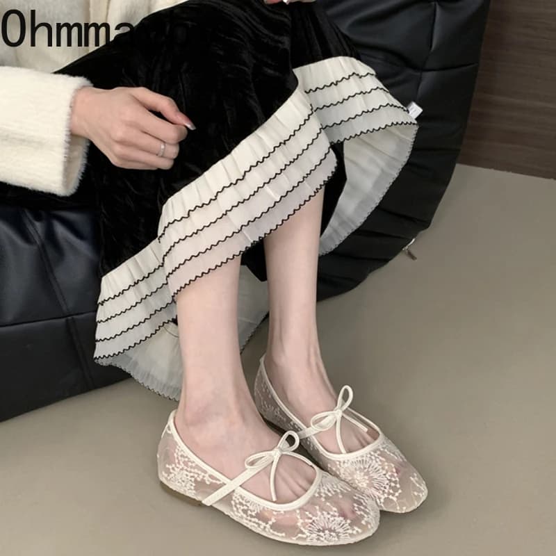 Chaussures femme Mary Jane lacets printemps 2026 confortables semelle souple pour pêche élégante