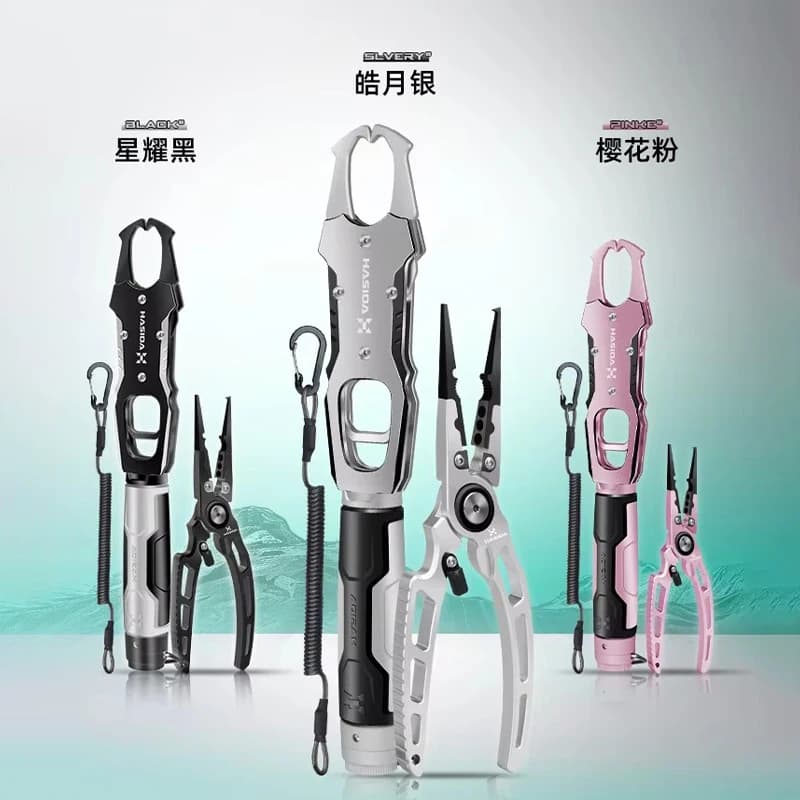 Pince à poisson HASIDA avec balance et ouverture 37mm - Pour pêche gros gibier et leurres