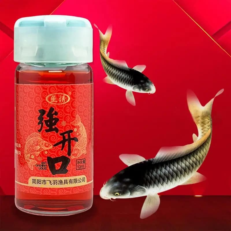 Additif liquide attractant 10ml pour appâts - Huile scent poisson pour pêche mer et eau douce