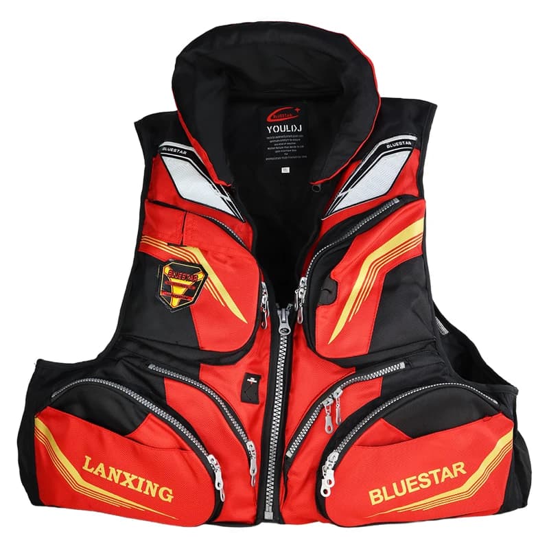 Veste de pêche flottante homme 7,5kg pour sports nautiques et pêche rocheuse en mer