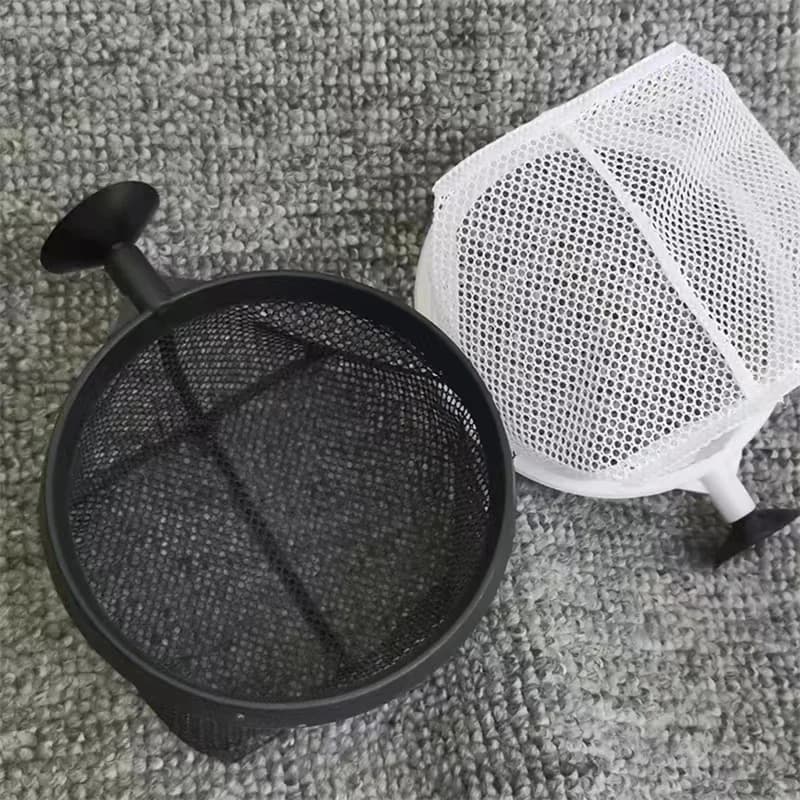 Filet de pêche à crevettes rétractable en acier inoxydable pour aquarium et nettoyage d'aquarium