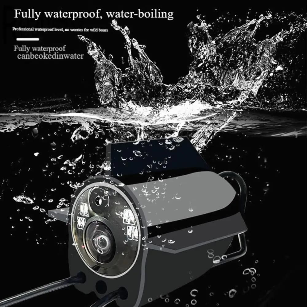 Caméra pêche sous-marine HD 4.3/5 pouces étanche avec vue large 220° pour lac et glace