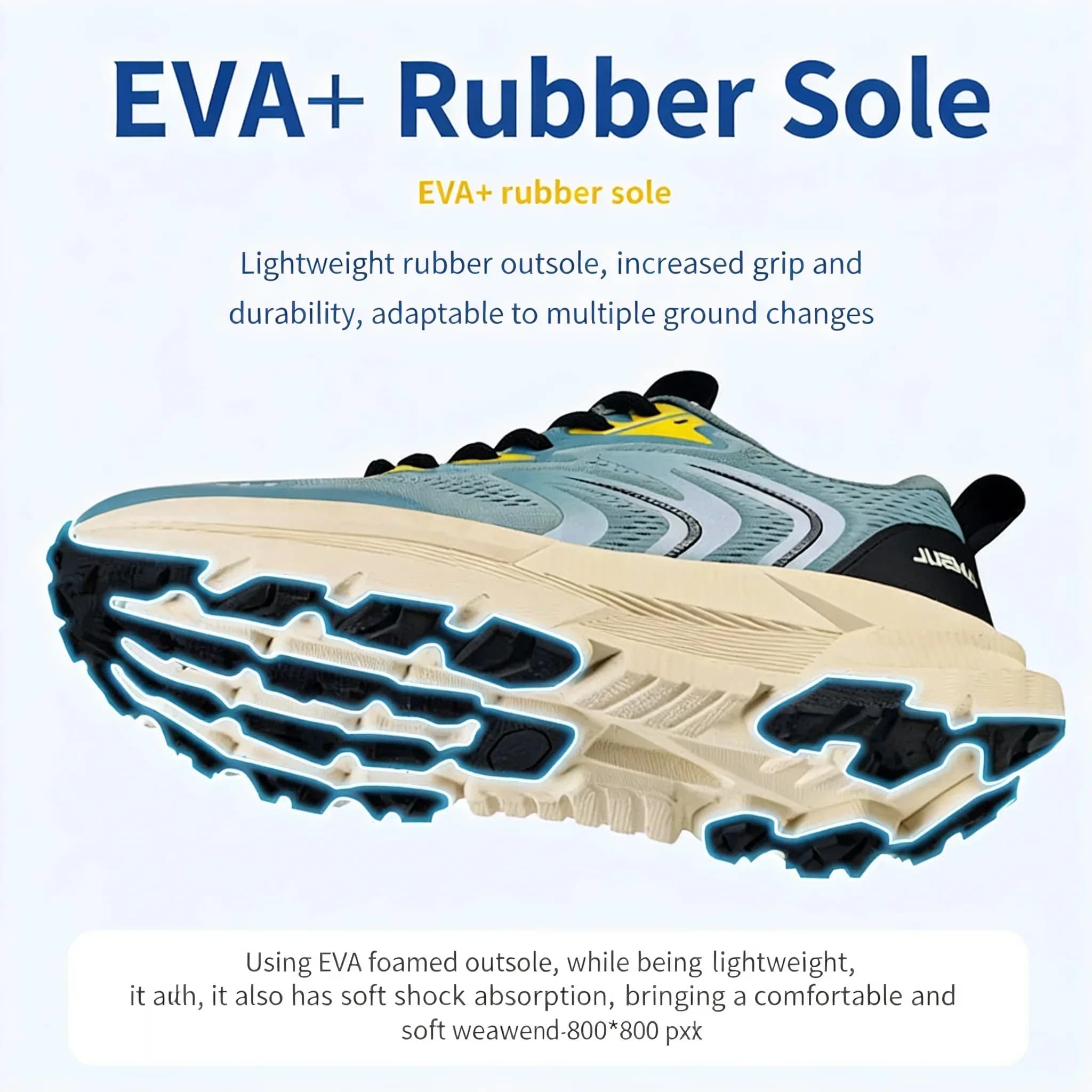 Chaussures de course pêche Glycerin Max antidérapantes, amortissantes pour pêche active et déplacements rapides