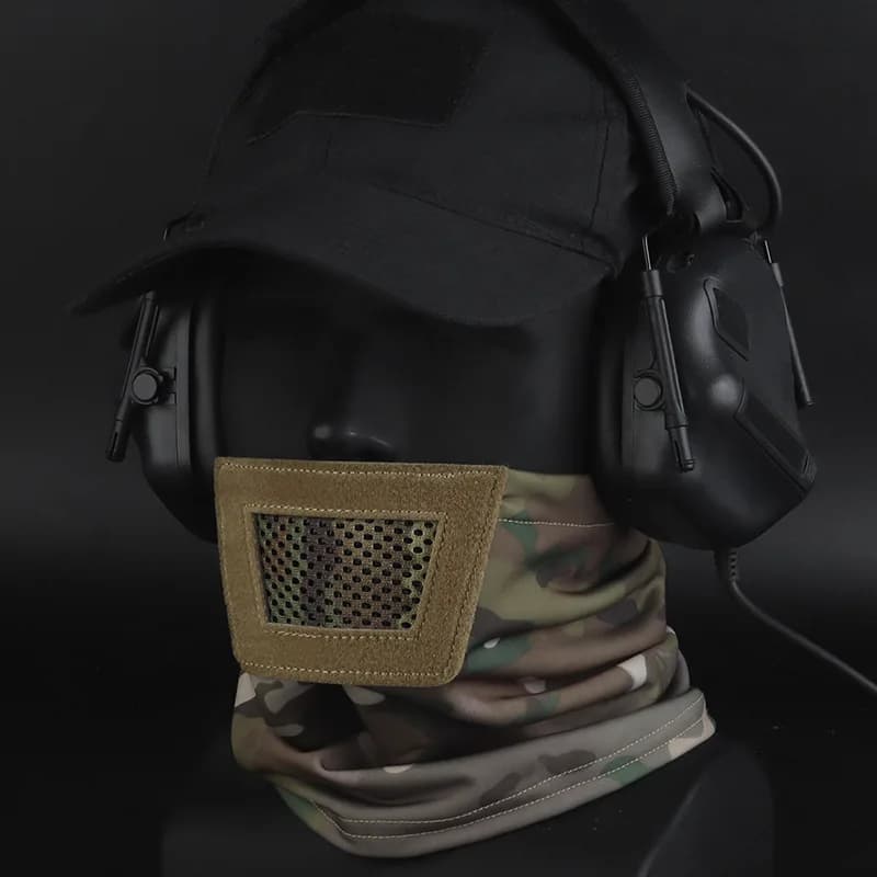 Masque chevalier pliable demi-visage pêche entraînement tir protection extérieure
