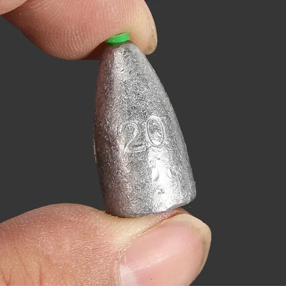 Plombs de pêche 10 pièces 2g à 20g - Sinkers bullet pour tous types de pêche - Accessoires pêche