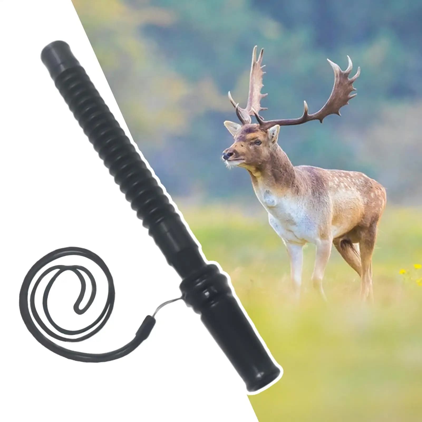 Appel de biche portable pour forêt - leurre vocal réaliste avec dragonne chasse boisée