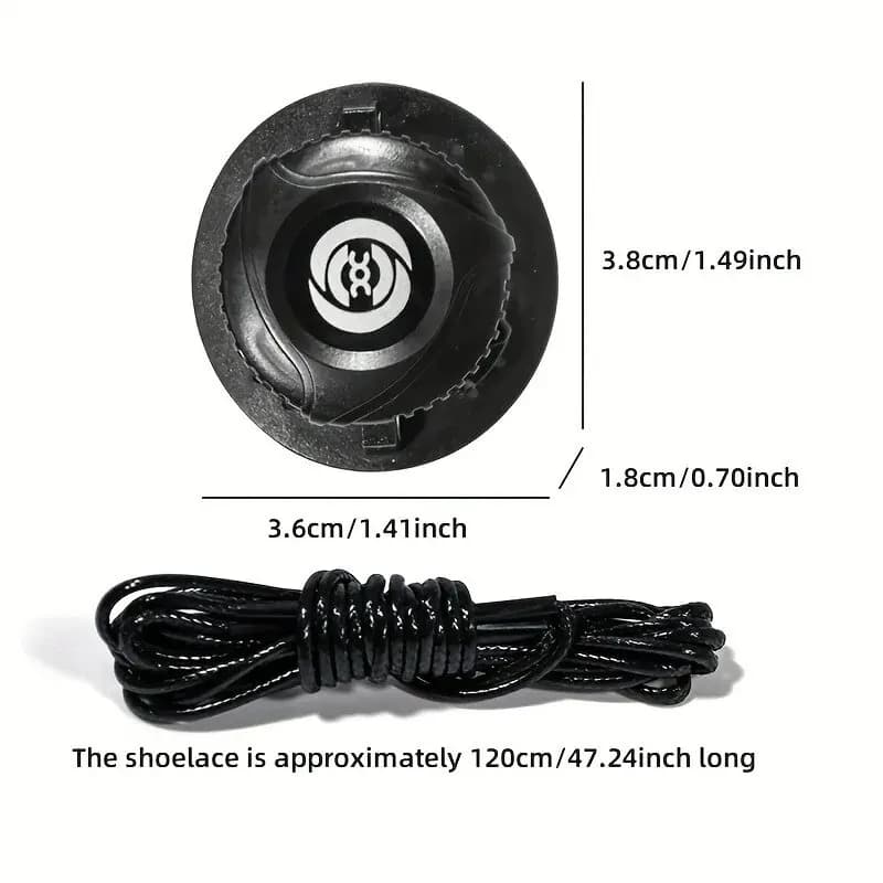 Lacets automatiques réglables - Système de serrage rapide sans nœuds pour chaussures pêche