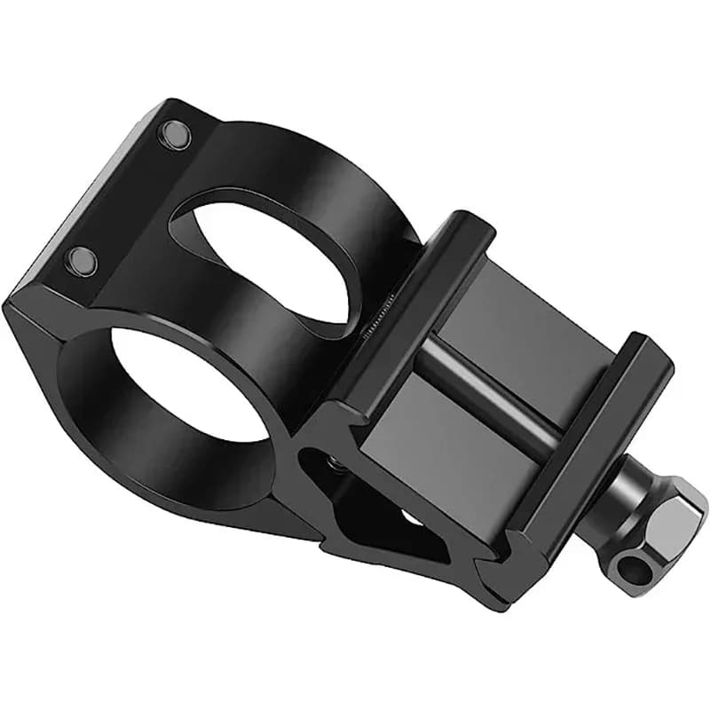 Support déporté lampe 25.4mm - Montage rapide 45° pour rail Picatinny, accessoire chasse tactique