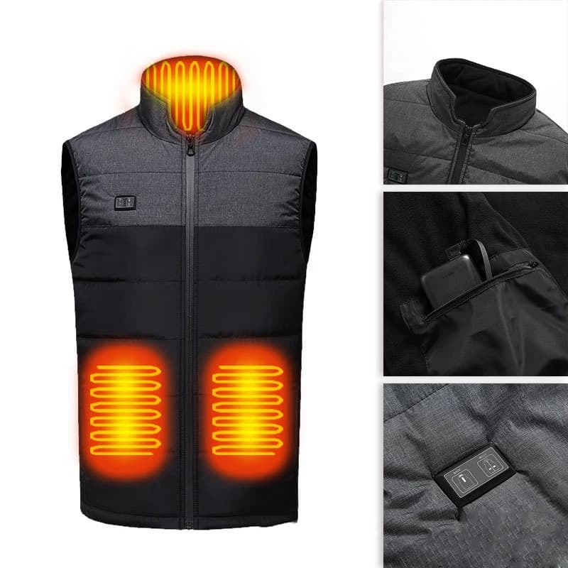 Veste chauffante femme hiver pour pêche et randonnée chauffage intelligent extérieur thermique
