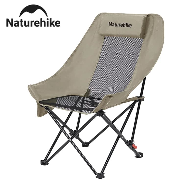 Chaise pliante Naturehike Sea Star à dossier haut mesh pour camping et pêche respirante