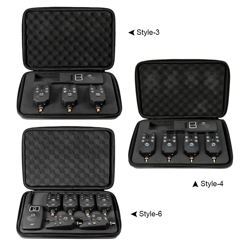 Kit alarme de touche sans fil numérique Lixada avec récepteur LED et sac de rangement
