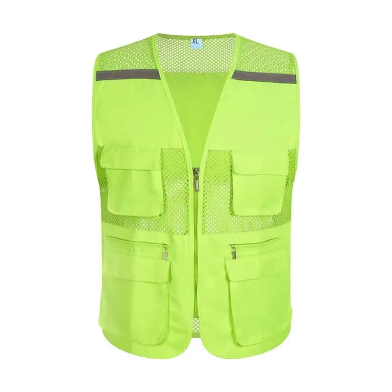 Veste de pêche légère homme à logo imprimé pour groupe bénévolat et travail en extérieur