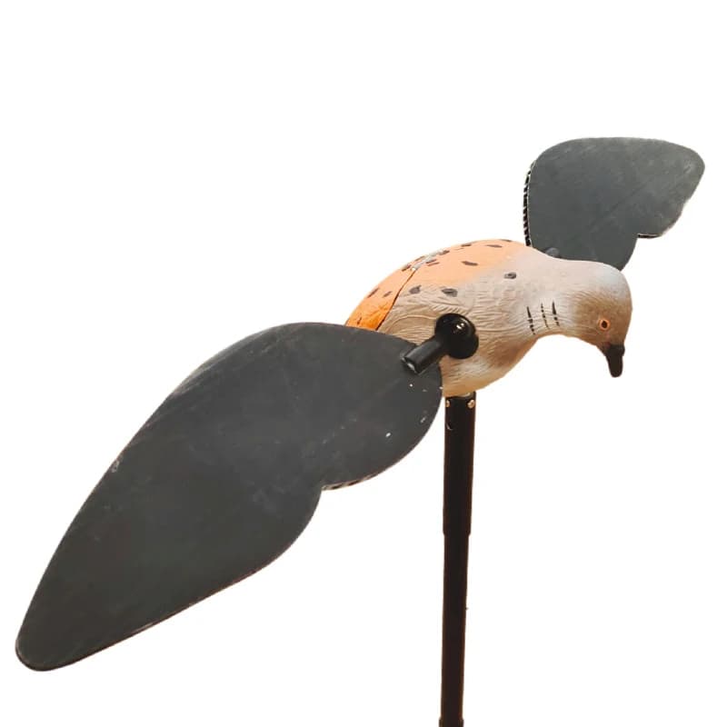 Leurre canard télécommandé électrique avec ailes rotatives pour chasse et décoration de jardin