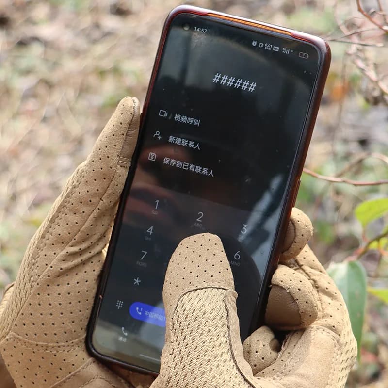 Gants camouflage tactiques doigts complets écran tactile pêche chasse vélo randonnée anti-usure