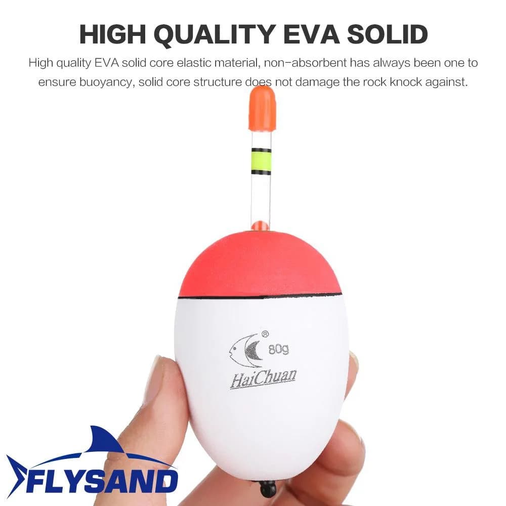 Flotteurs EVA FLYSAND pour pêche en mer et carpe - Accessoires pêche 10g-100g de flottabilité haute qualité