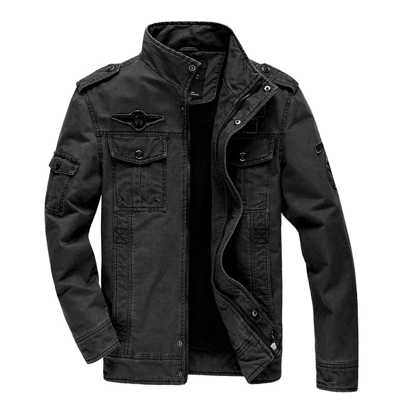 Veste militaire homme pêche cargo printemps automne grande taille armée air force pêche outdoor