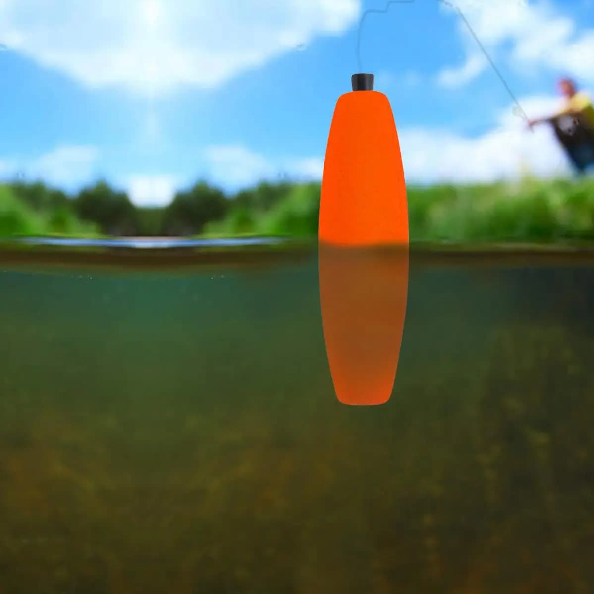Flotteur de pêche pour silure en mousse dure haute flottabilité, 4 couleurs vives au choix