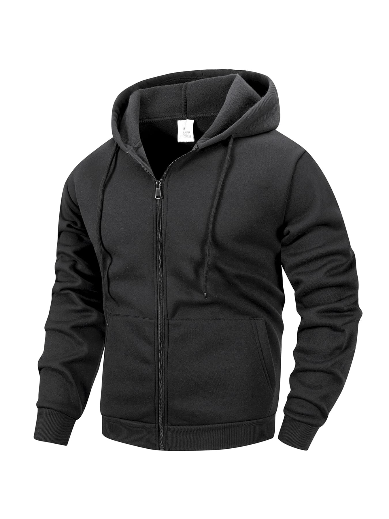 Pull à capuche zip homme sport outdoor - Sweat-shirt casual automne hiver pêche confortable