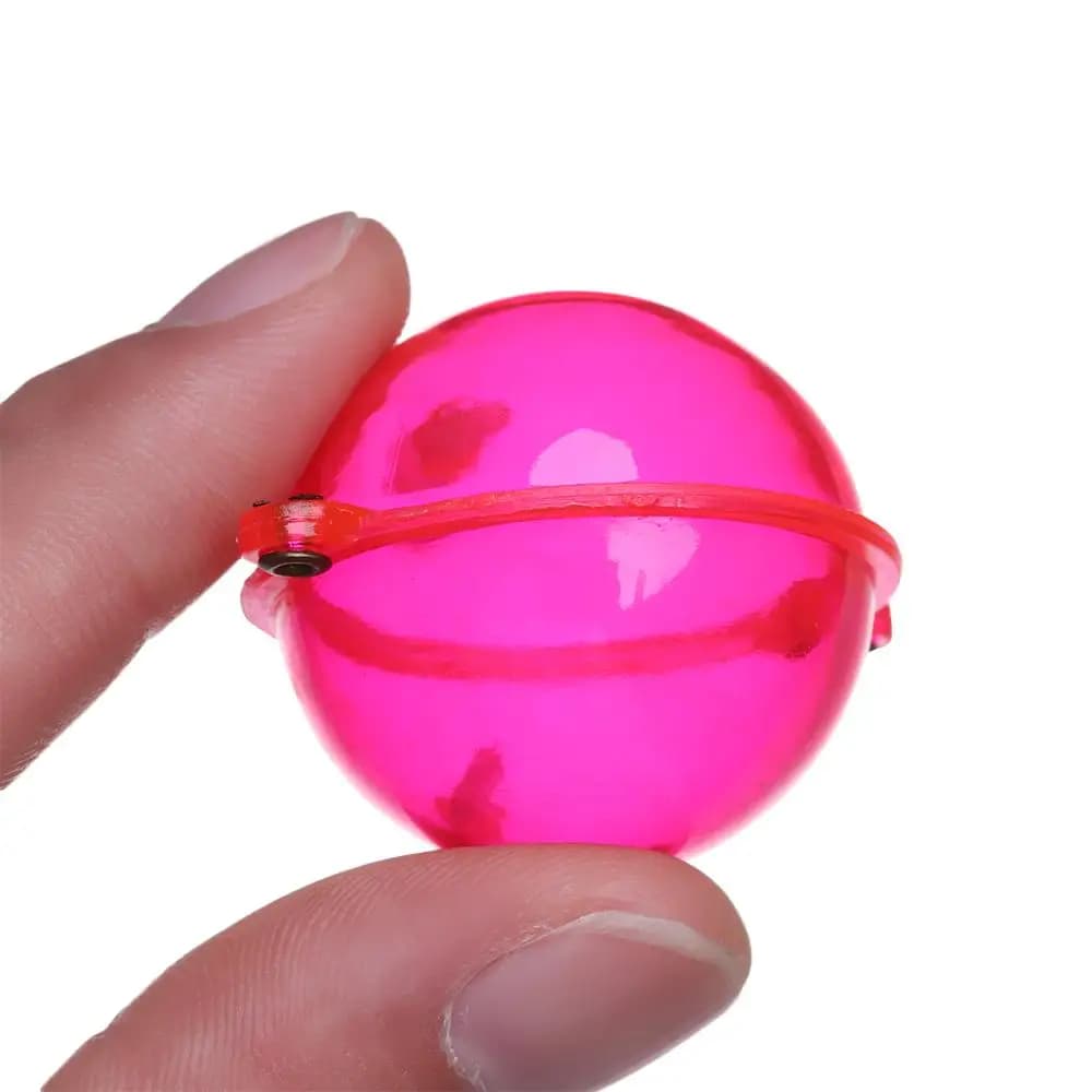5 boules flottantes ABS pêche mer - Flotteurs bulles plastique bleu rouge 25-47mm accessoires extérieur