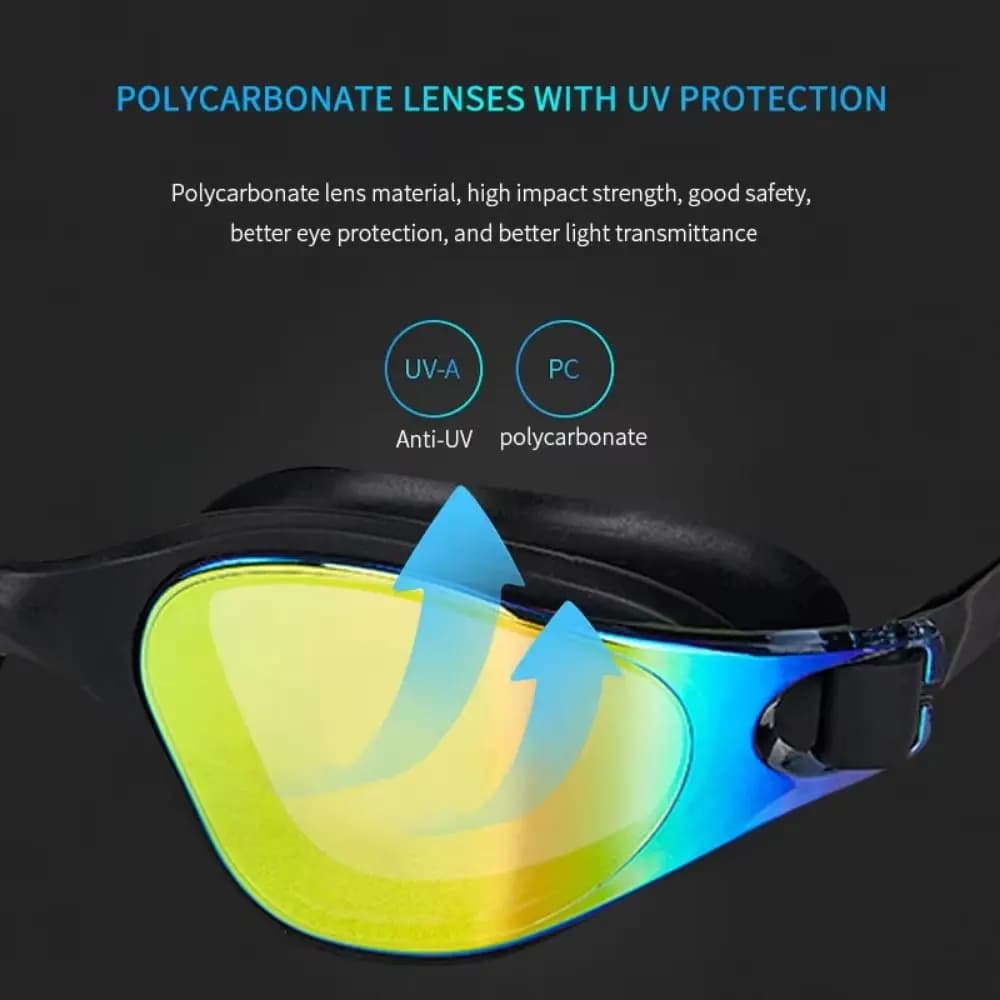 Lunettes de plongée adultes PC anti-buée étanches protection UV HD natation pêche