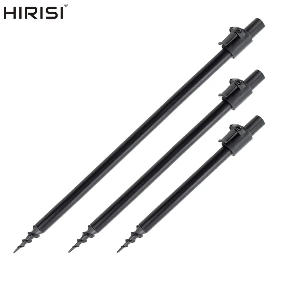 Support de cannes à carpe Hirisi en aluminium 2 pièces, banksticks et rod pod pour pêche sur berge