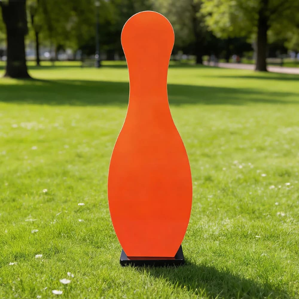 Cible acier IDPA 5mm épaissie auto-reset pop-up pour entraînement petit calibre orange