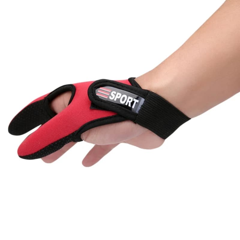 Gants de pêche 2 doigts protecteurs respirants anti-dérapants anti-coupures pour carpe et pêche extérieure