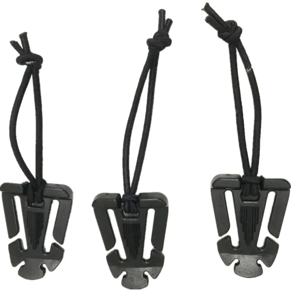 5 attaches élastiques tactiques pour équipement MOLLE - Accessoires de randonnée et pêche
