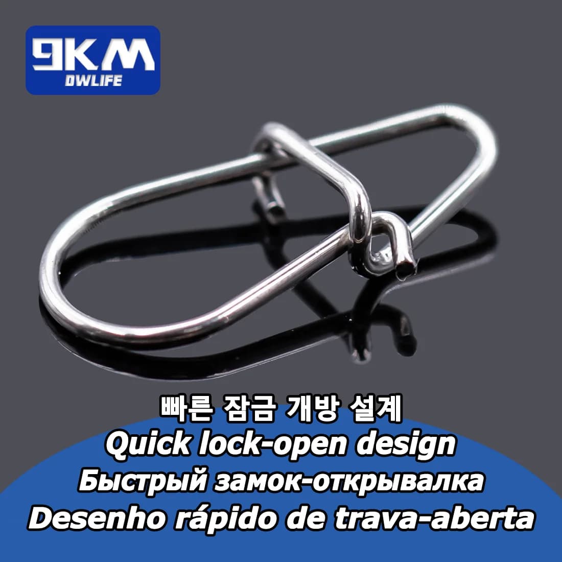 Mousquetons pêche rapides 50-200 pièces - Clips pour crankbaits et leurres eau salée