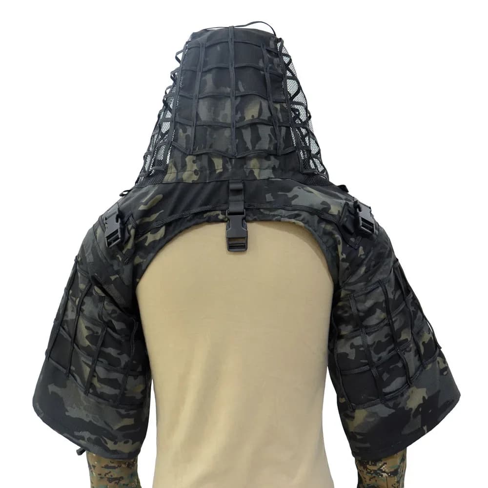 Veste Ghillie Sniper Foundation légère pour airsoft - camouflage tactique professionnel chasse pêche