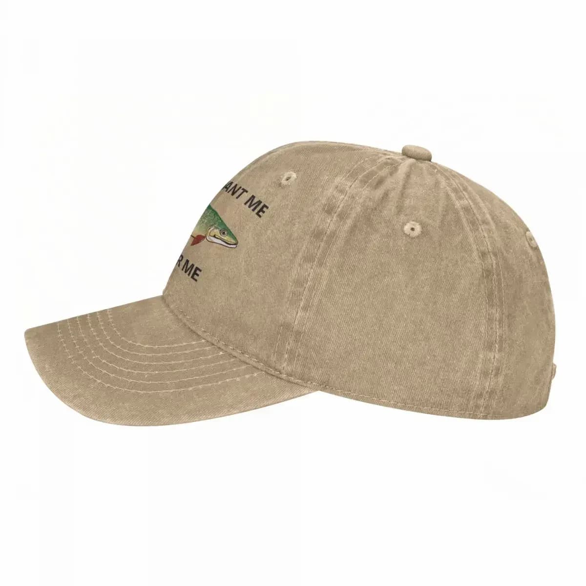 Casquette baseball pêche printemps Fish Fear Me pour femme homme