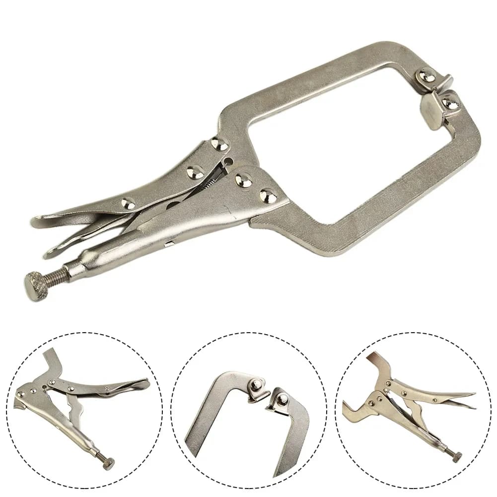 Étau-pince en C 9 pouces pour fixation et soudage équipement pêche, outil atelier bateau