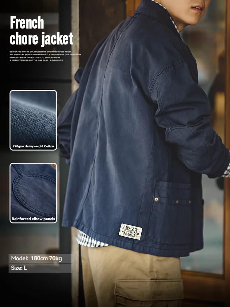 Veste chasse épaule tombée col rabattu multi-poches pour pêche printemps automne travail
