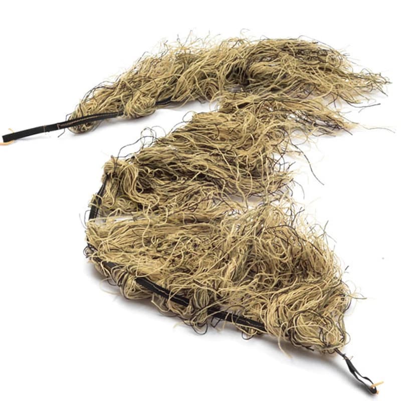Accessoires camouflage Ghillie pour pêche - Rembourrage feuillu pour tenue de pêche