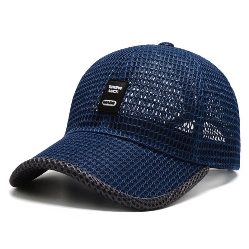 Casquette mesh respirante été pêche extérieur dad hat trucker snapback homme femme 2023