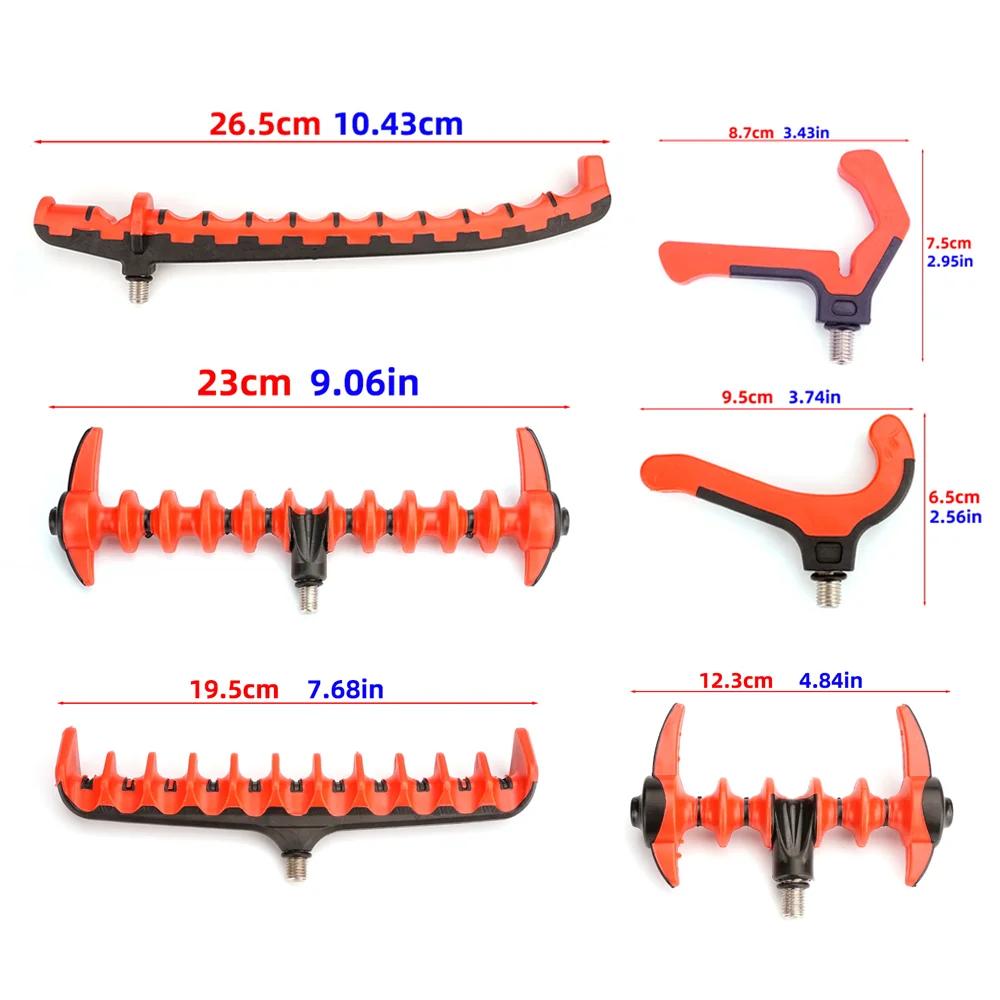 Support de canne feeder Hirisi AC206 rouge pour buzz bars et alarmes de touche - Accessoire terminal
