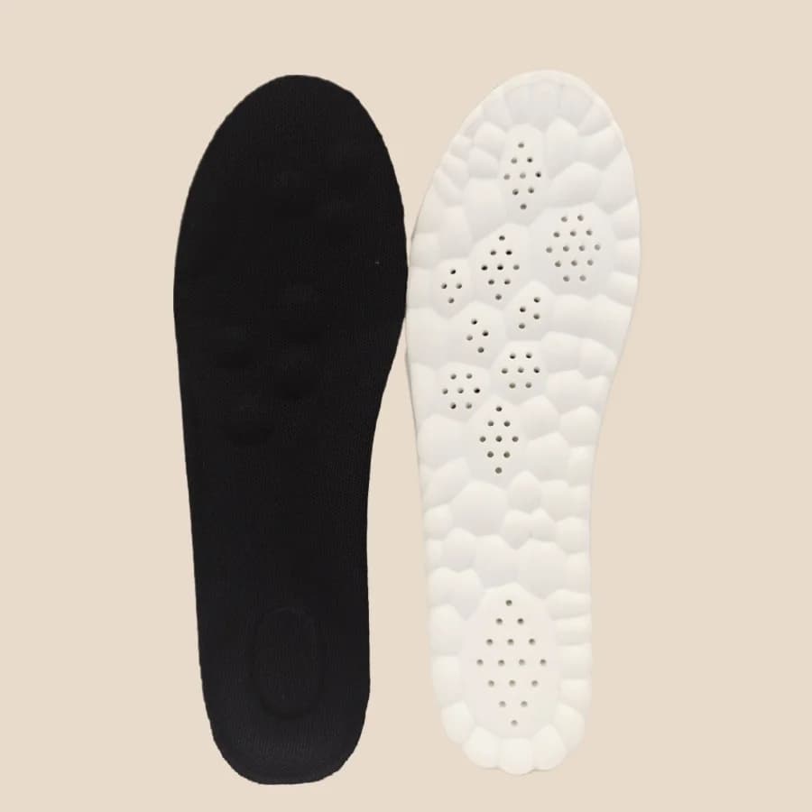 Semelles orthopédiques sport haute élasticité latex support voûte antidérapantes pêche