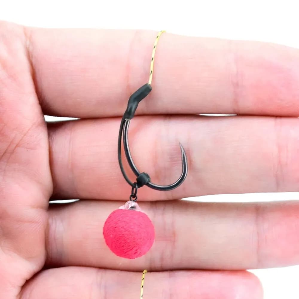 Manchons anti-emmêlement hameçons carp fishing D-rig aligner sleeves 20 pièces montages