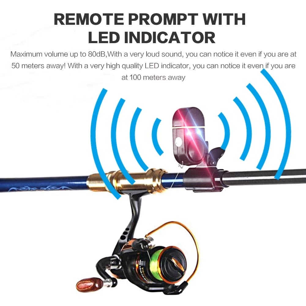 Alarme de touche FLYSAND avec LED - Détecteur de touches lumineux et sonore pour canne
