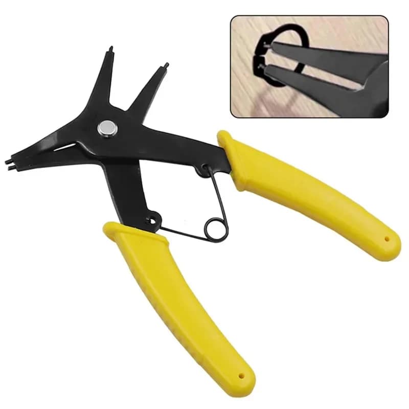 Pinces à circlips intérieur-extérieur ressort pour maintenance moteur bateau pêche 2-en-1