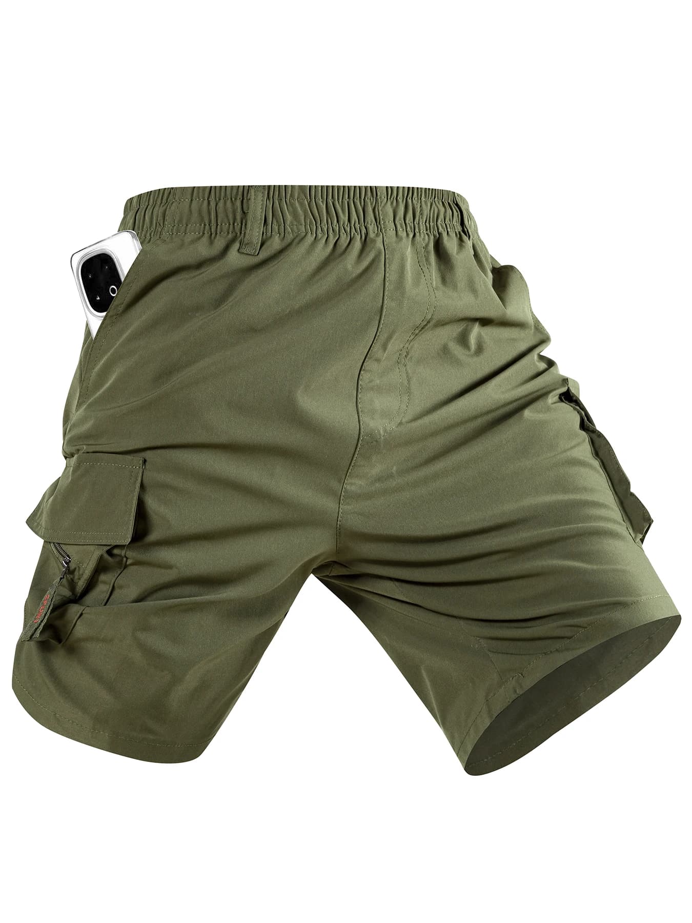 Short cargo camouflage homme pêche tactique été pantalon genou travail extérieur loose