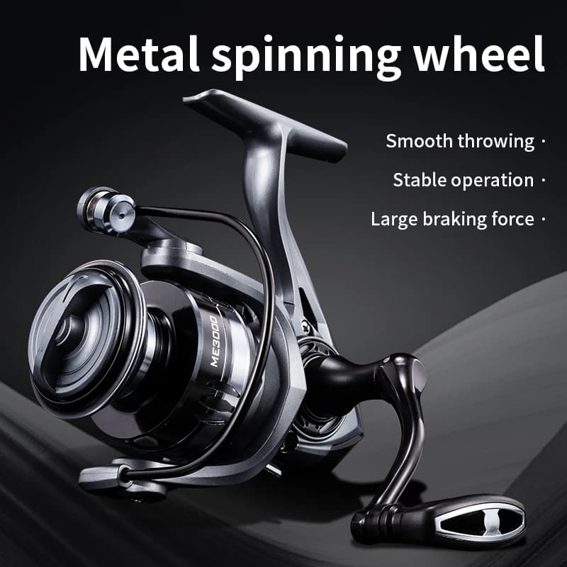 Moulinet spinning Rooblinos ME pêche fluide fonctionnement doux roulement précis