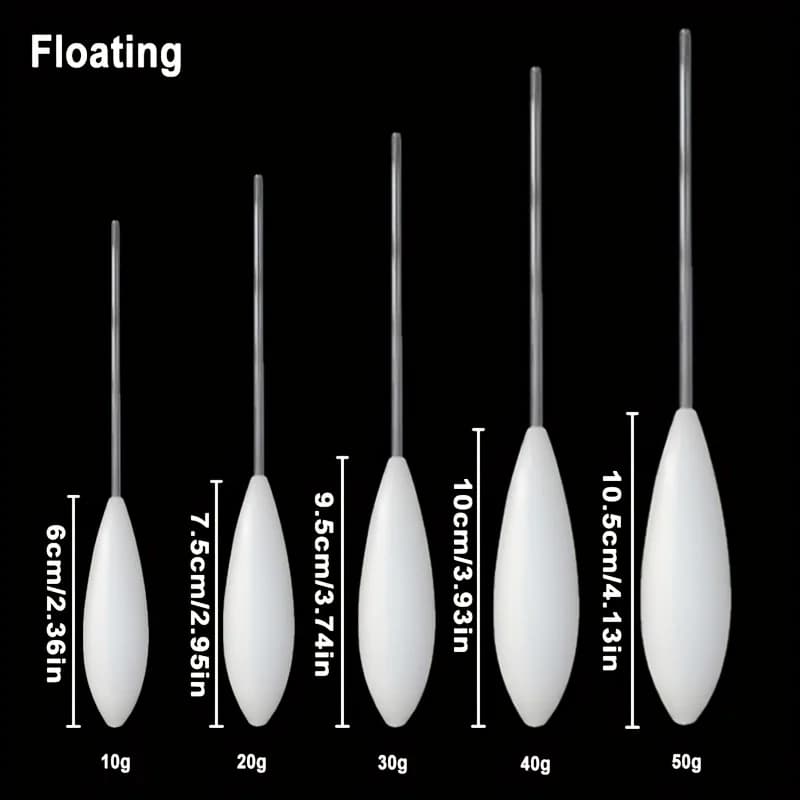 Flotteur bombard acrylique pour la pêche de la carpe et du black bass, flotteur coulissant pêche en étang