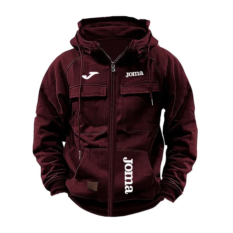 Veste pêche polaire homme Joma - Vêtement chaud avec multiples poches pour pêche hivernale